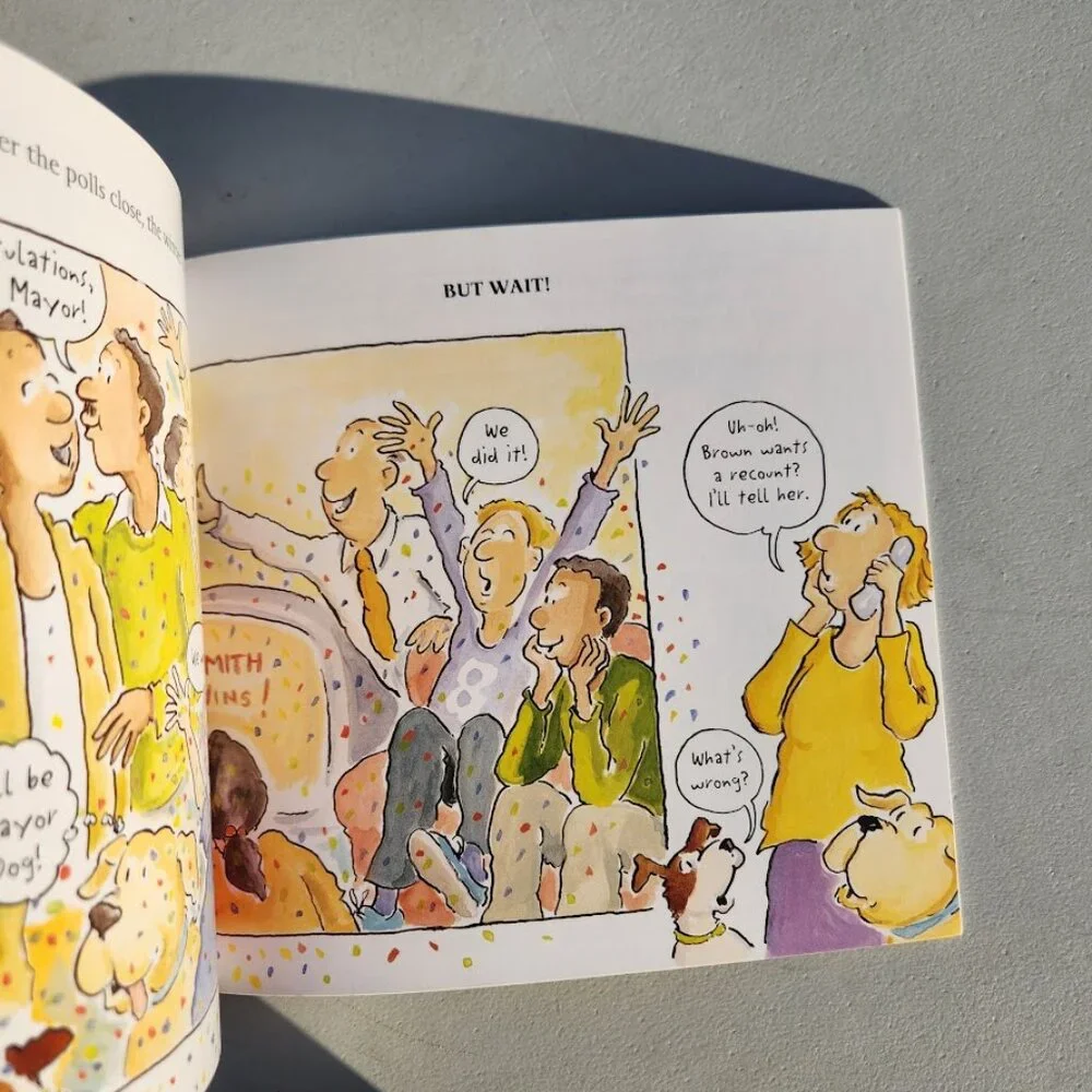 Vote by Eileen Christelow Paperback Book Election Day Comicbook Comic Book  ISBN